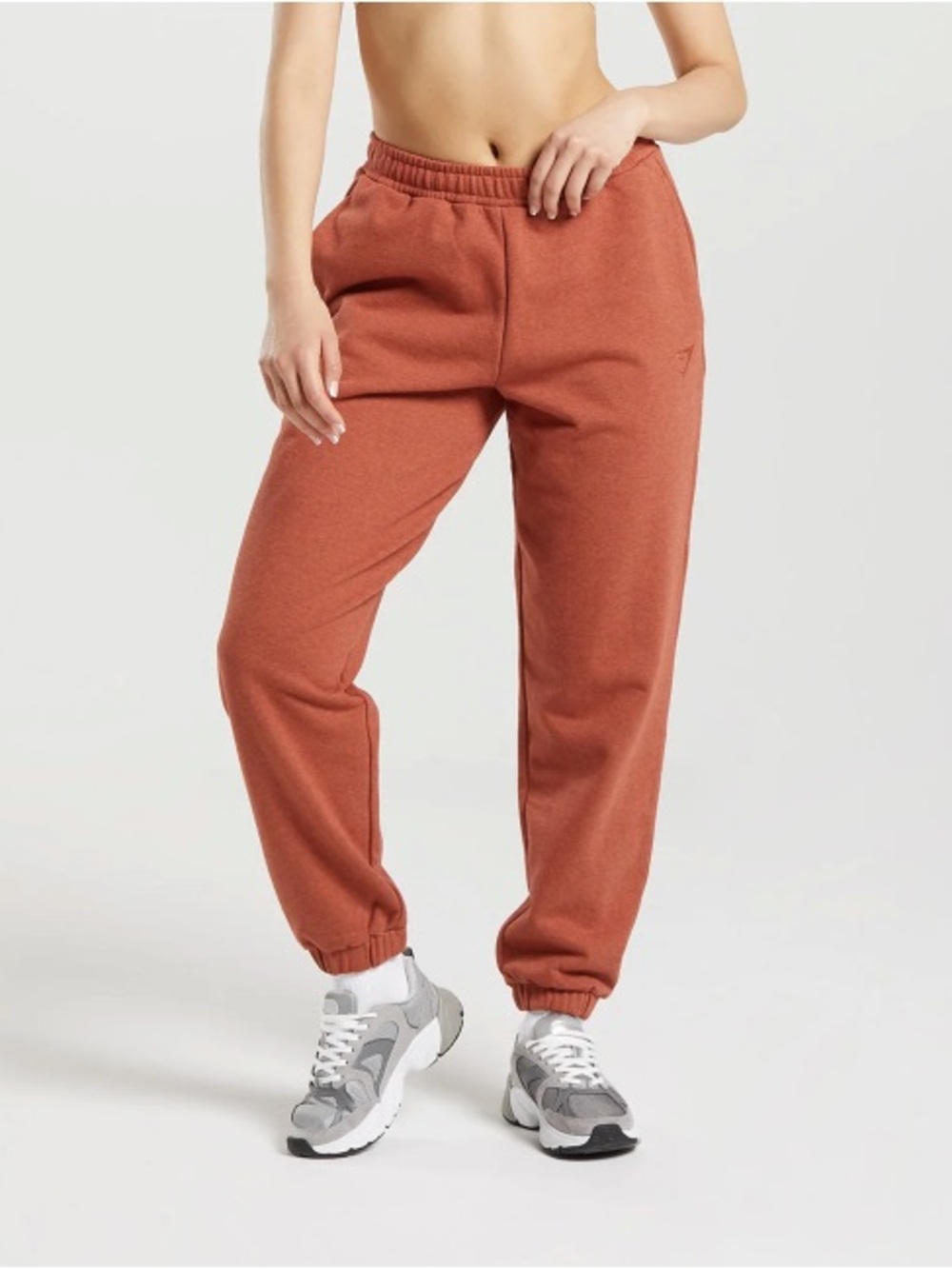 Gymshark Rest Day Sweats 2.0 Joggers Cinnamon Brown Marl